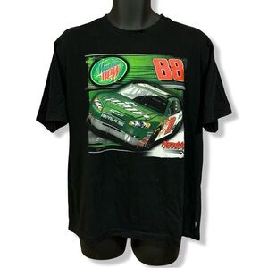 Vintage Y2K NASCAR Dale Earnhardt Jr Mountain Dew T-Shirt